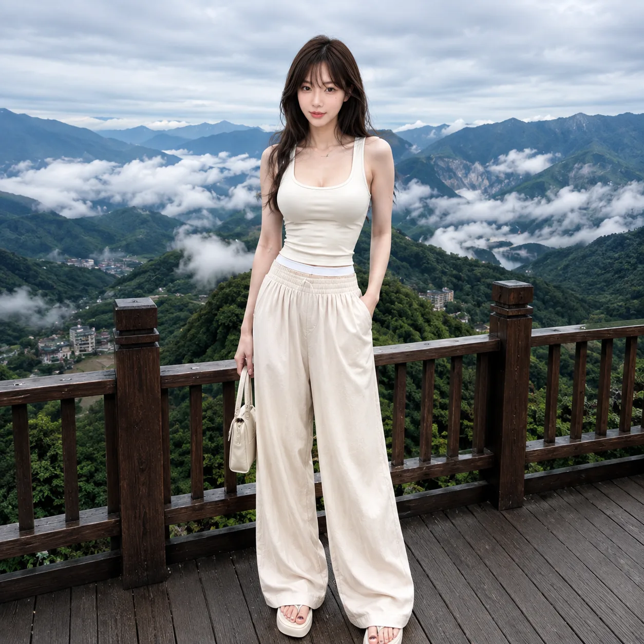Tạo ảnh concept thời trang dã ngoại cùng set đồ thể thao